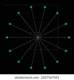 Illuminated Point Perspective: Exploring Spatial Relationships in Digital Art