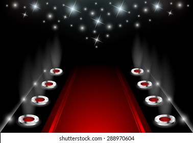 Illuminated Red Carpet