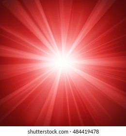 Illuminated red light background