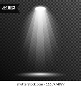 Illuminated scene, spotlight, stage, light effect vector transparent