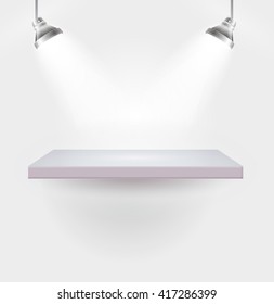 Illuminated shelf