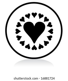 illuminated sign - WHITE version - love #2