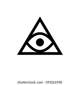 Illuminati Conspiracy Logo Stock Vector (Royalty Free) 593261930 ...