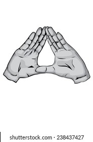 Illuminati Hands Stock Vector (Royalty Free) 238437427 | Shutterstock