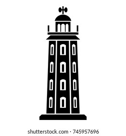 Illuminating icon. Simple illustration of illuminating vector icon for web