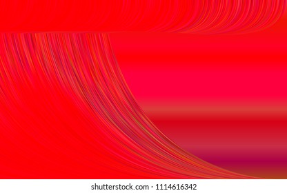 Illuminating lines, vibrant gradient color. Luminous texture. Bright, neon stripes. Vector illustration. Modern geometrical abstract pattern with staves Holographic background