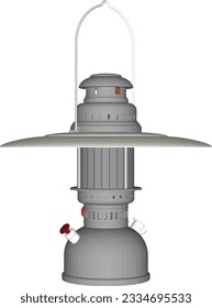 Illuminating memories: Classic pressure lamp in the spotlight.