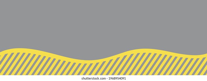 Illuminating Ultimate gray Color 2021. Diagonal simle striped pattern. Abstract geometric background. Flat design. Template line banner. Vector illustration