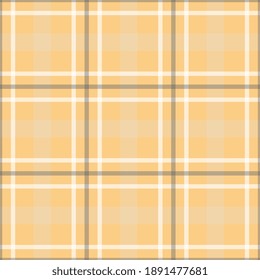 Illuminating yellow motif pattern  ultimate light gray checks minimal background. Simple geo all over print block for fashion textile, towel, shirt fabric, wallpaper, plaid, blanket, home decoration.