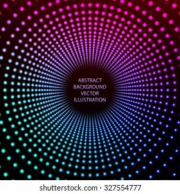 Illumination abstract background. Vector Illustration
