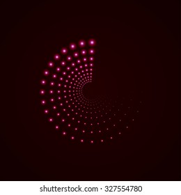 Illumination abstract background. Vector Illustration