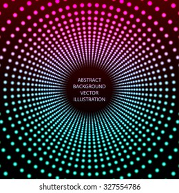 Illumination abstract background. Vector Illustration