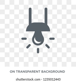 Illumination icon. Trendy flat vector Illumination icon on transparent background from smart home collection. 