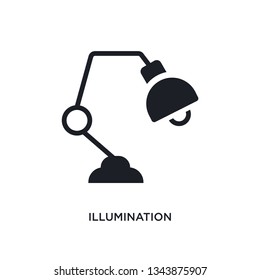 illumination isolated icon. simple element illustration from smart home concept icons. illumination editable logo sign symbol design on white background. can be use for web and mobile