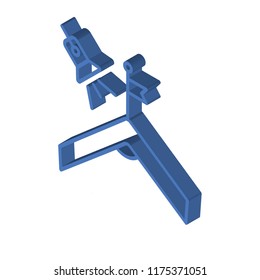 Illumination isometric left top view 3D icon