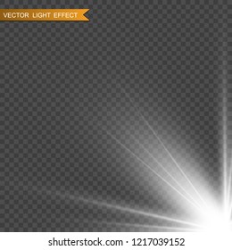 
Illumination of the scene above and below. Special flash effect. Illustration. Bright light. Light from the rays