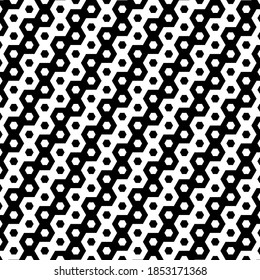 Illusion Abstract black and white geometric pattern. Monochrome pattern. Optical illusion. Op art.
