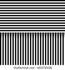 Illusion Abstract black and white pattern. Monochrome pattern. Optical illusion. Op art.