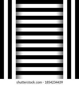 Illusion Abstract black and white pattern. Monochrome pattern. Optical illusion. Op art.