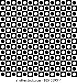 Ilusión Resumen del patrón blanco y negro. Patrón monocromo. Ilusión óptica. Op art.
