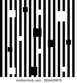 Illusion Abstract black and white pattern. Monochrome pattern. Optical illusion. Op art.