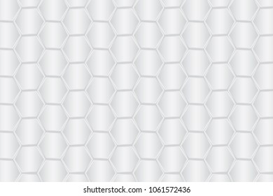 Illusion, all the lines in a straight line. Abstract geometric white and gray color background. Vector, illustration.