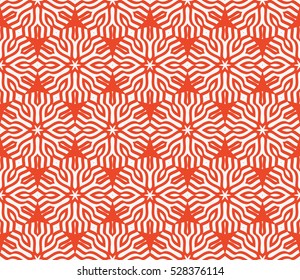 illusion art. seamless floral pattern. vector illustration. rose color