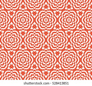 illusion art. seamless floral pattern. vector illustration. rose color