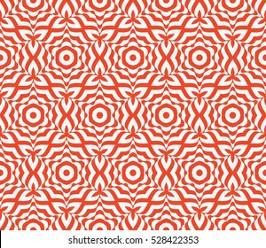 illusion art. seamless floral pattern. vector illustration. rose color