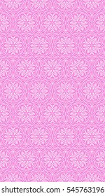 illusion art. seamless floral pattern. vector illustration. pink color. templaate for invitation, greeting card, textile