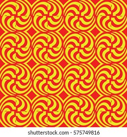 illusion art. seamless geometric pattern. vector illustration. for invitation, wallpaper