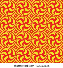 illusion art. seamless geometric pattern. vector illustration. for invitation, wallpaper