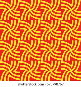 illusion art. seamless geometric pattern. vector illustration. for invitation, wallpaper