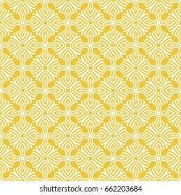 illusion art. seamless geometric pattern. vector illustration. yellow, white color