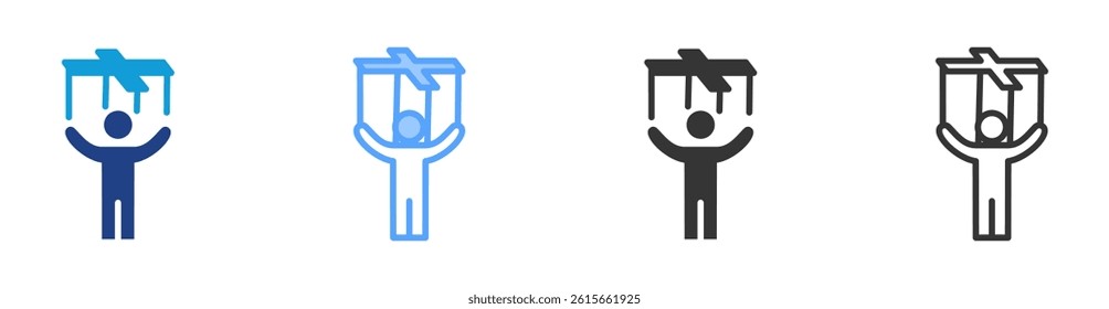 Illusion Of Control icon set multiple style collection