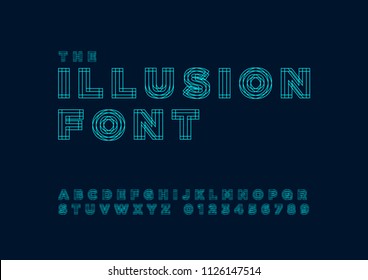 The illusion Font set