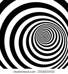 Illusion optical art. Vector Illustration