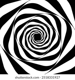 Illusion optical art. Vector Illustration