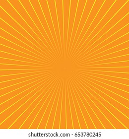 Illusion rays. Vector Illustration. Retro sunburst background. Grunge design element. Black and white backdrop. Good for pictures, wallpapers