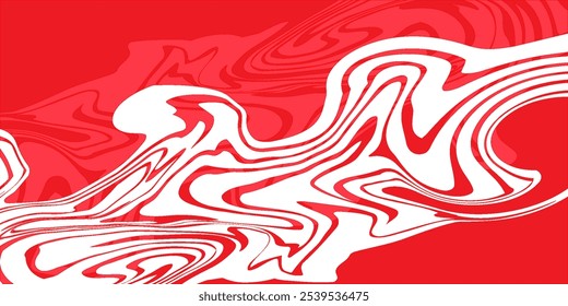 Illusion Stripes Texture. Abstract Geometric Background Vector Design. Op Art Illustration.