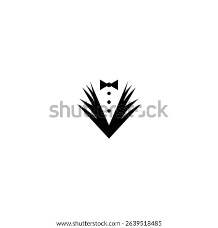 illusion technology tie design logo