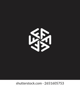 Logotipo inicial F da Illusion Technology