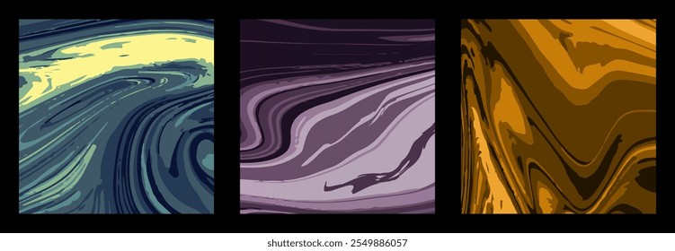 The illusion is the texture of marble patterns. The illusion of liquid art. Colored abstract background. Interior design, paintings, covers and creative ideas