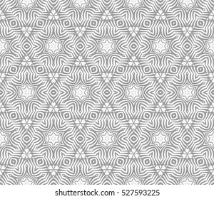 illusion volume. seamless floral pattern. vector illustration. for design, invitation