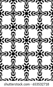 illusion zebra line. seamless geometric pattern. vector illustration. for invitation, wallpaper. black and white