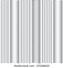 Illusive background with black chaotic lines, moire style. Contrast geometric trance pattern.
