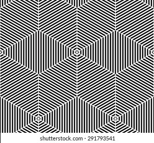 Illusive Tile Black White Striped Diagonal Stock Vector (Royalty Free ...