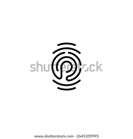 illusory P technology fingerprint logo