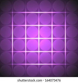 illustartion of  purple disco pattern