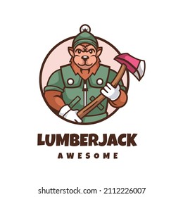 Illustartion vctor graphic of Lumberjack, good for logo design